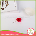 Silky rose Lapel rose flower Handmade Boutonniere Pin for Suit